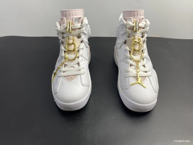 (W) Gold DH9696-100 6 Hoops Jordan Air Retro 0815